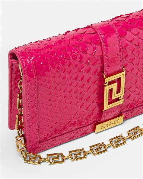 versace puthon skin doctor bag|Versace handbags.